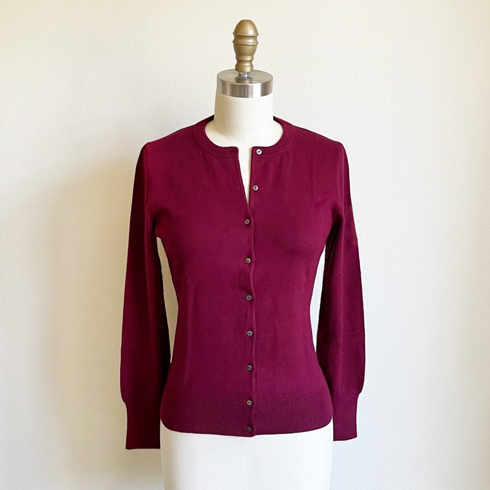 Banana Republic Silk Blend Knit Cardigan Set